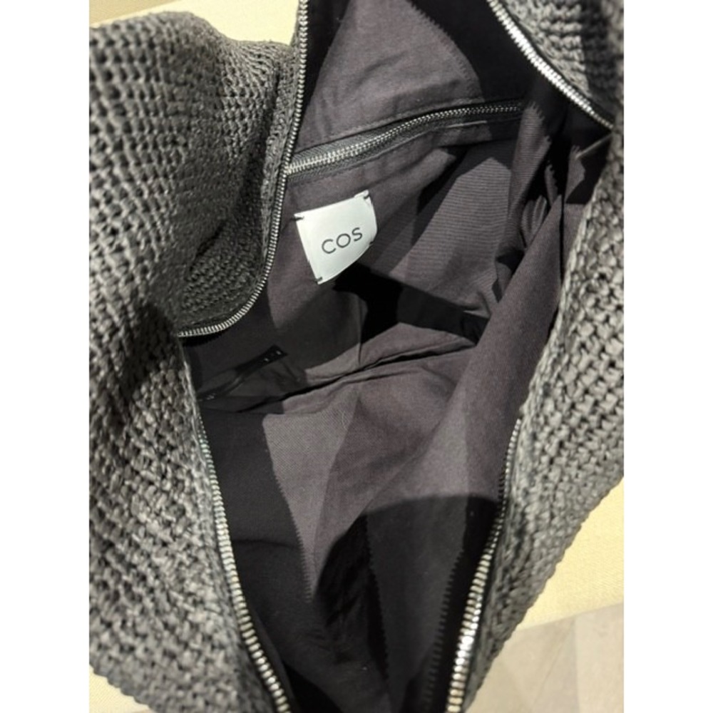 NEW COS Women's Black Oversized Sling Bag - Picture 8 of 10